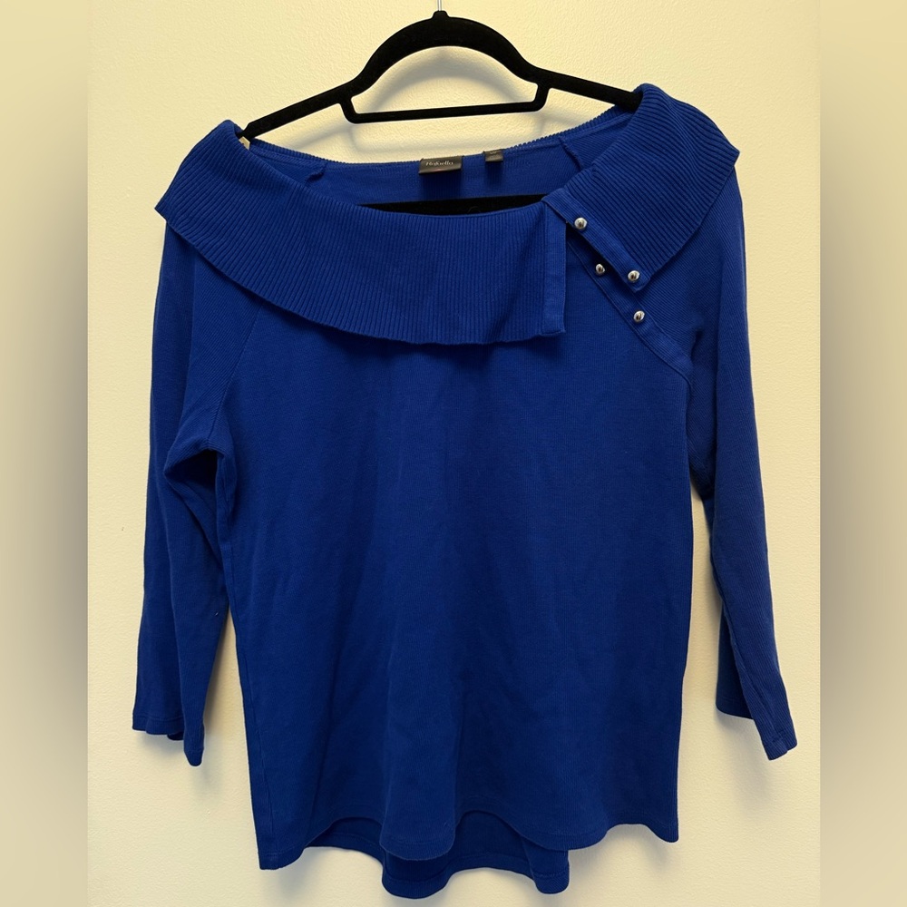 Rafaella Royal Blue Knit Sweater